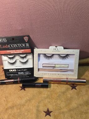 Ardell Lash Contour False Lashes with Black Mascara Duo